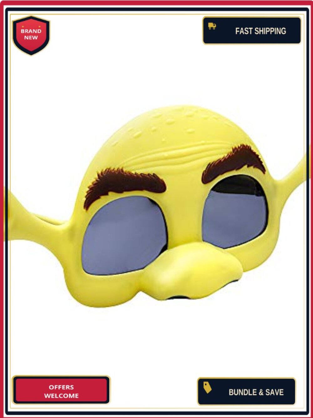 Shrek Sunglasses Costume Accessory for Kids UV400 Protection